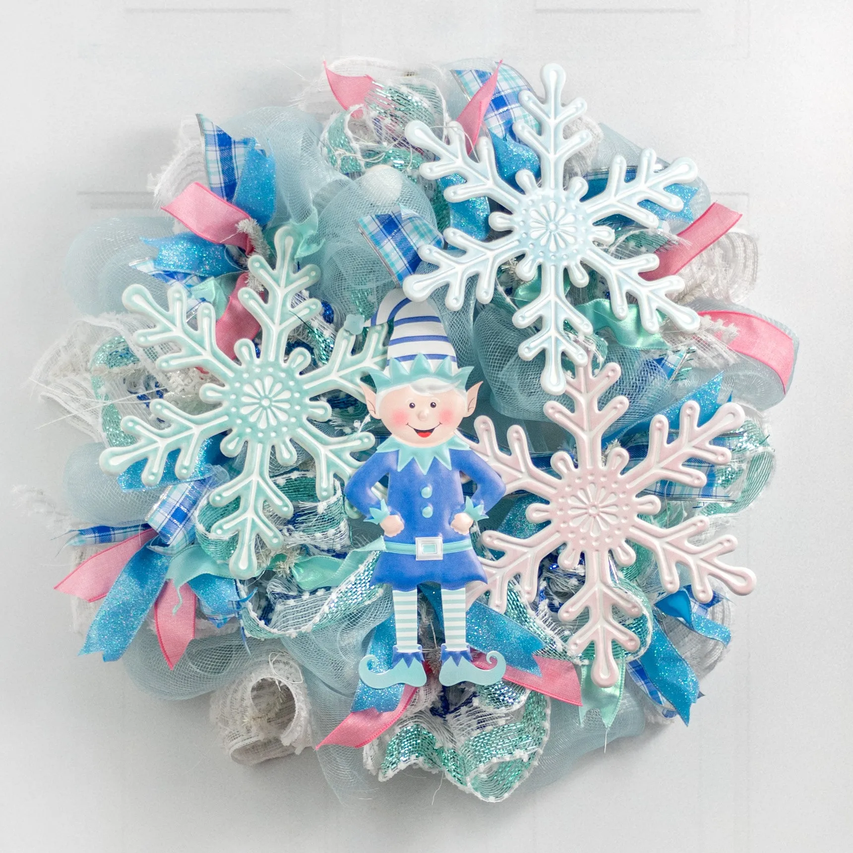 13" Metal Embossed Sign: Jack Frost