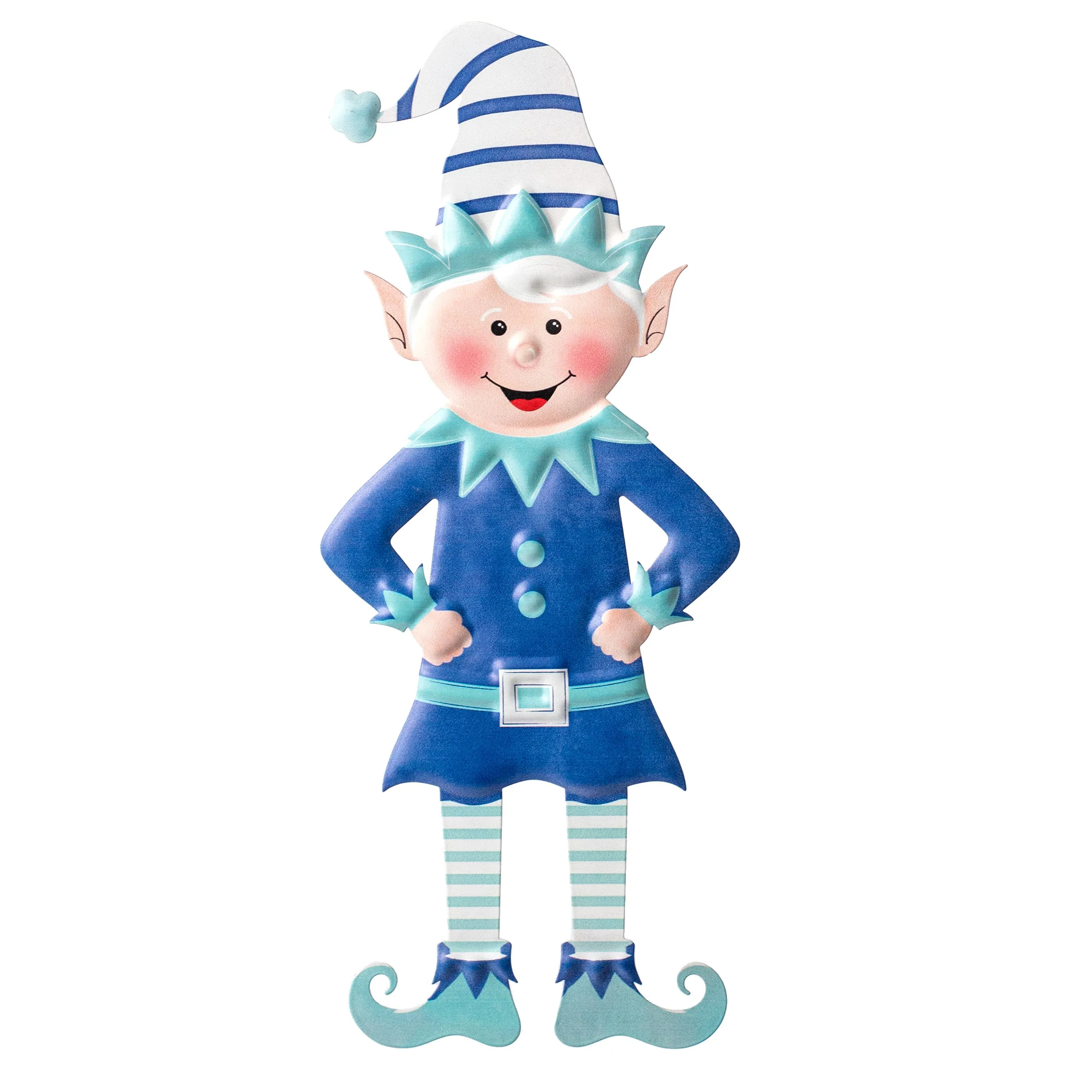 13" Metal Embossed Sign: Jack Frost