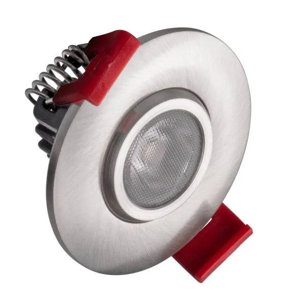 2-inch LED Gimbal Recessed Downlight in Nickel, 3000K