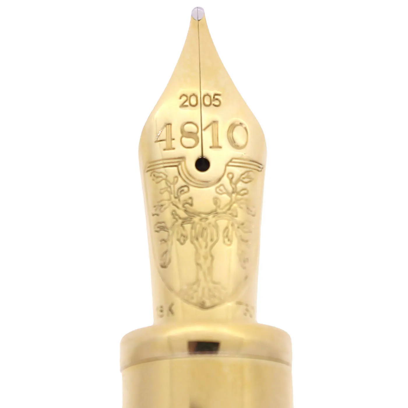 2005 MONTBLANC 4810 POPE JULIUS II PATRON OF THE ART 18K MED NIB FOUNTAIN PEN NEVER INKED