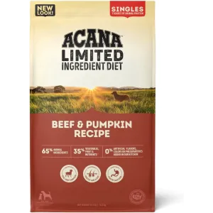 Acana Singles Beef & Pumpkin Dog Food