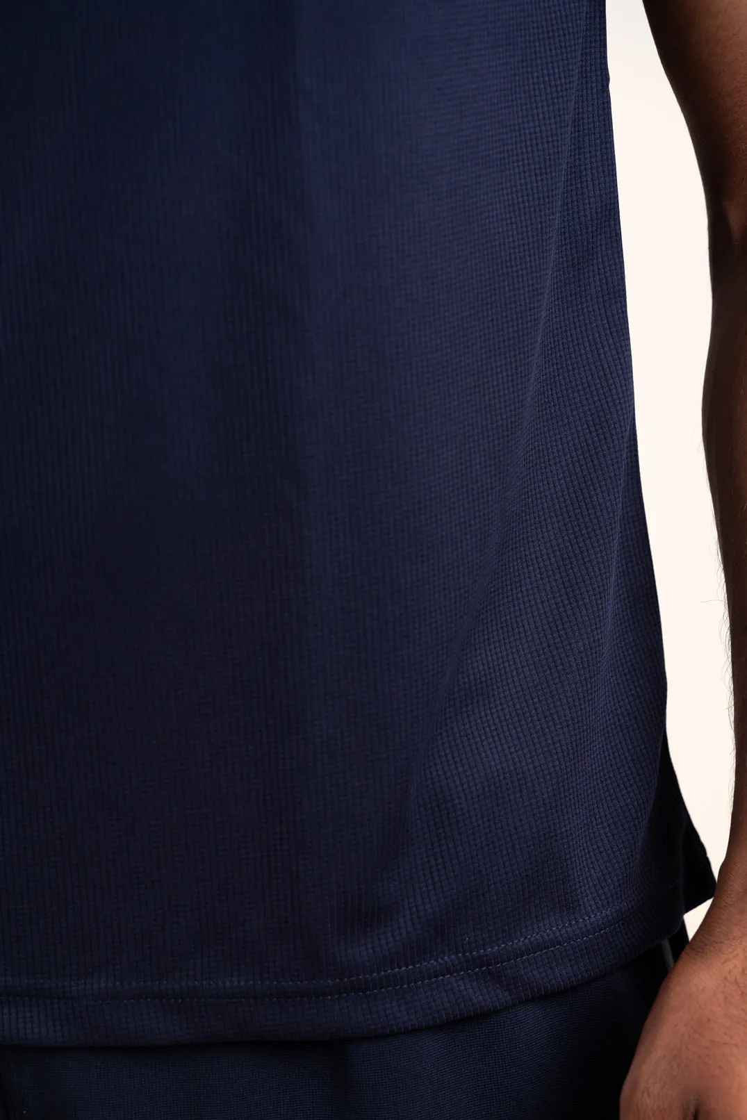 Active Navy Blue Polo Tshirt  For Men