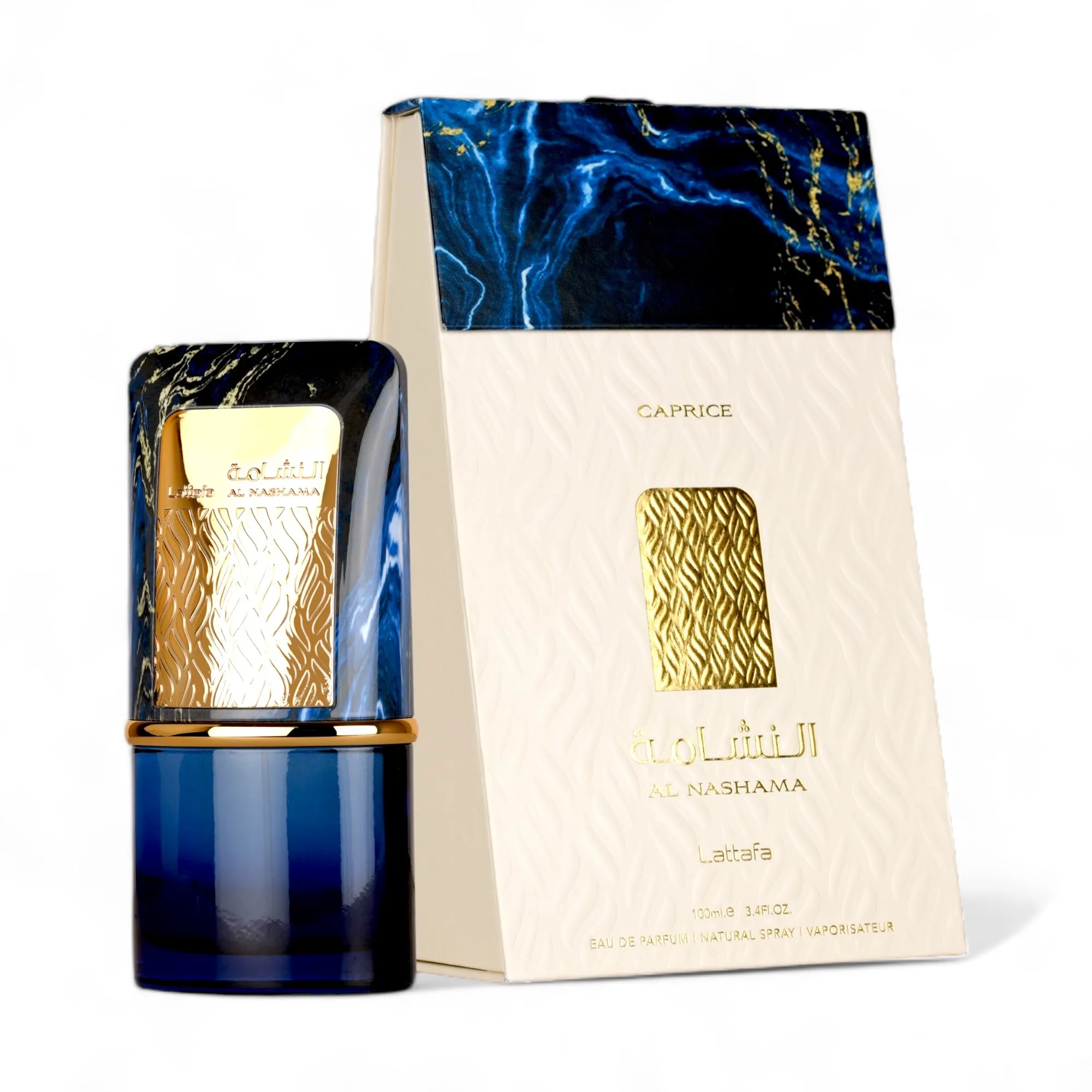 Al Nashama Caprice by Lattafa Eau de Parfum Unisex 3.4 Oz.