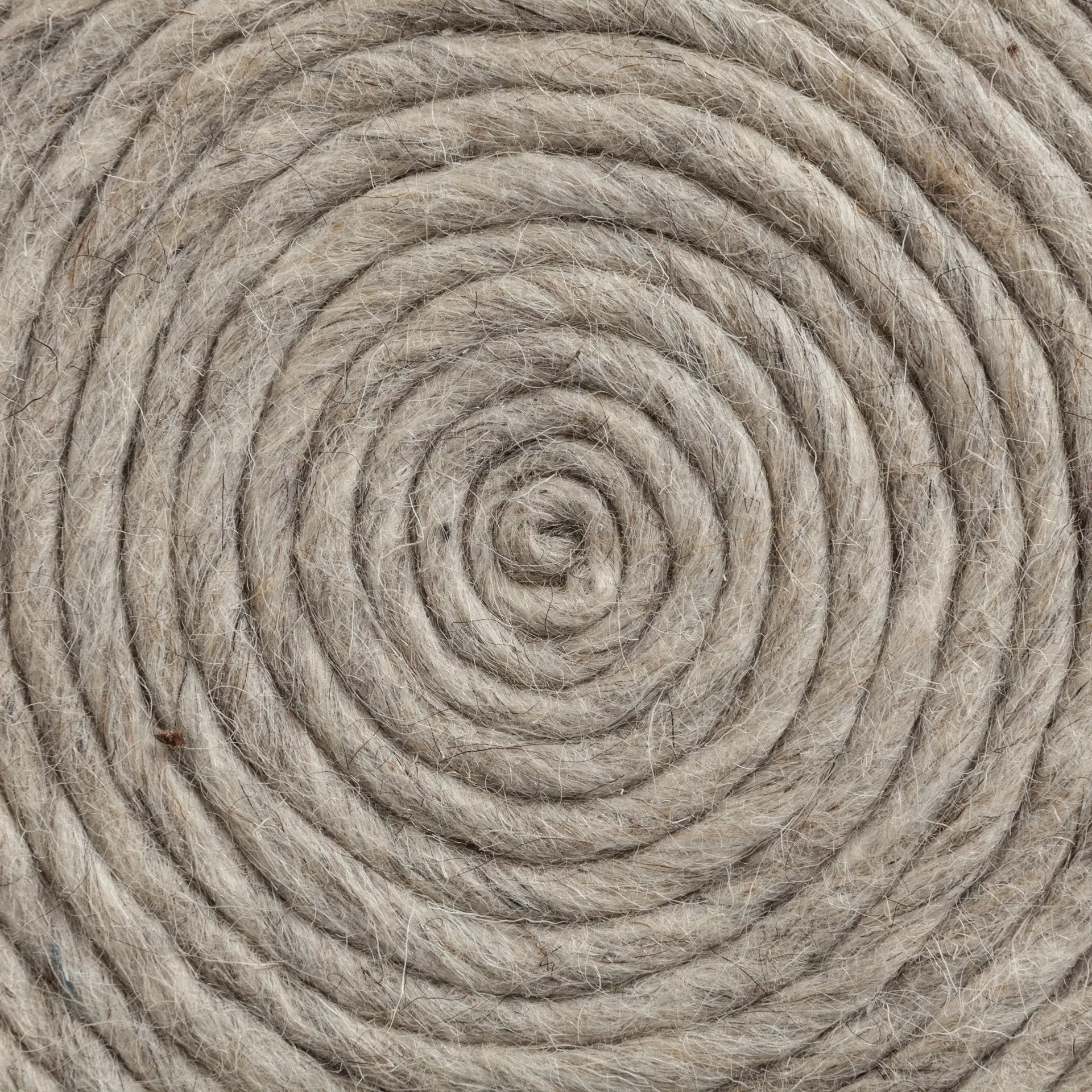 Allium Pouf Beige Wool