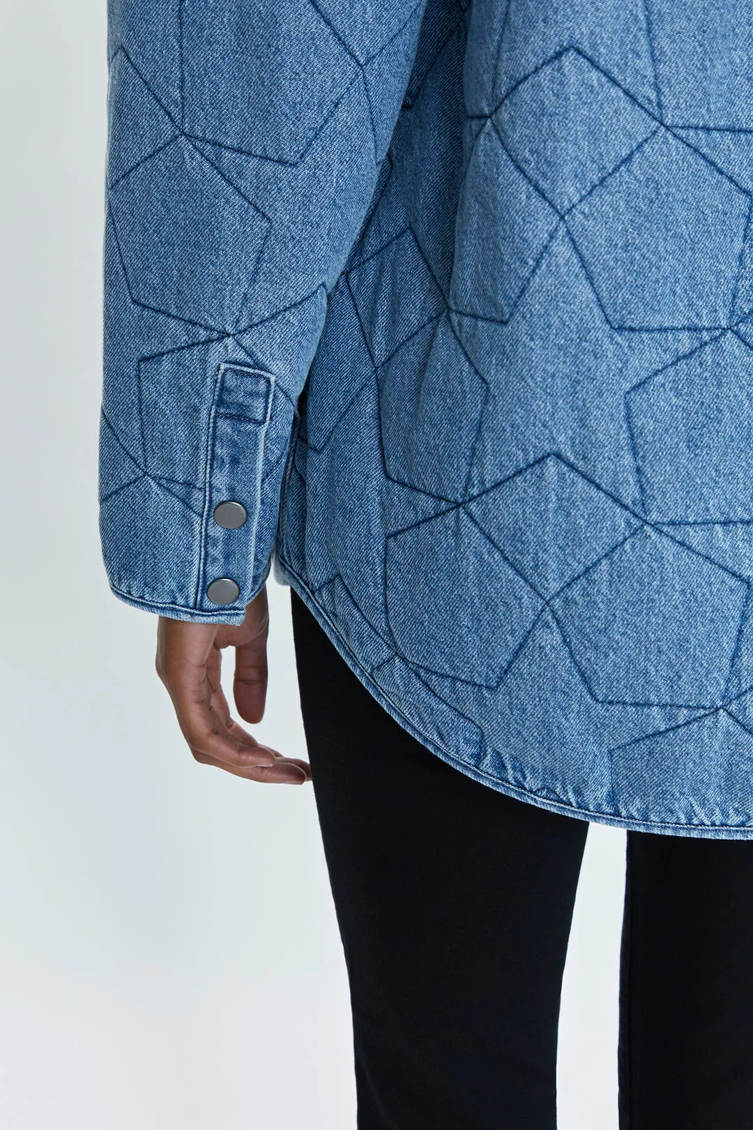 Alyssa Oversized Quilted Shacket - Marmont Star