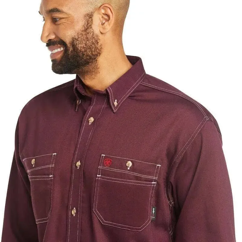 ARIAT - FR Vented Work Shirt, Malbec