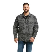 Ariat® Men's Grey Retro Halderman Insulated Shirt Jacket 10037348