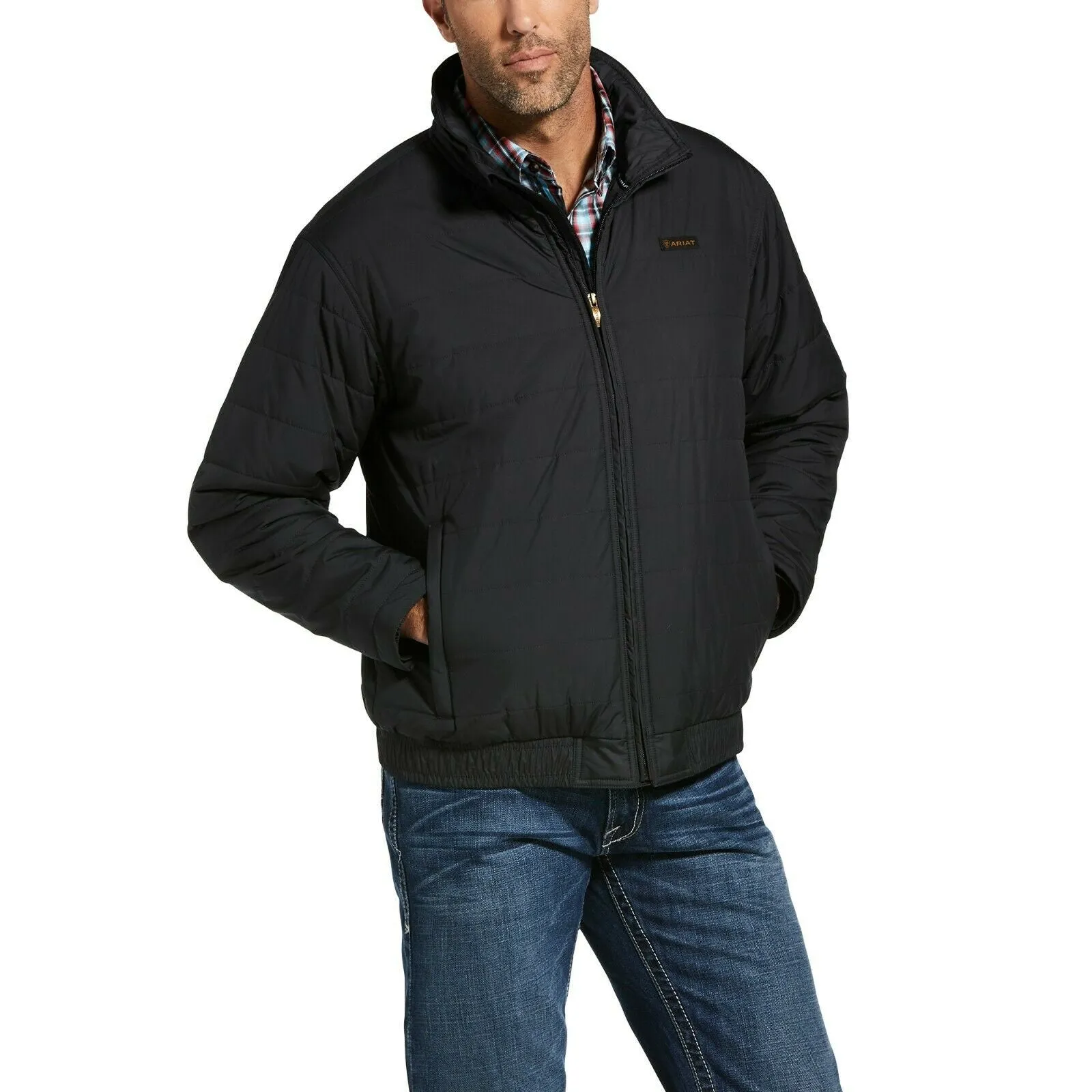 Ariat® Men's Mosier  Black Full Zip Jacket 10033218