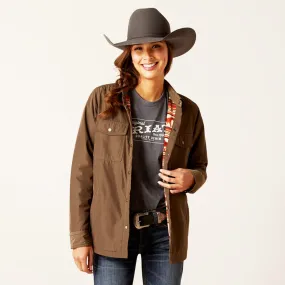 Ariat Women's Brown Fleece Lined Shacket