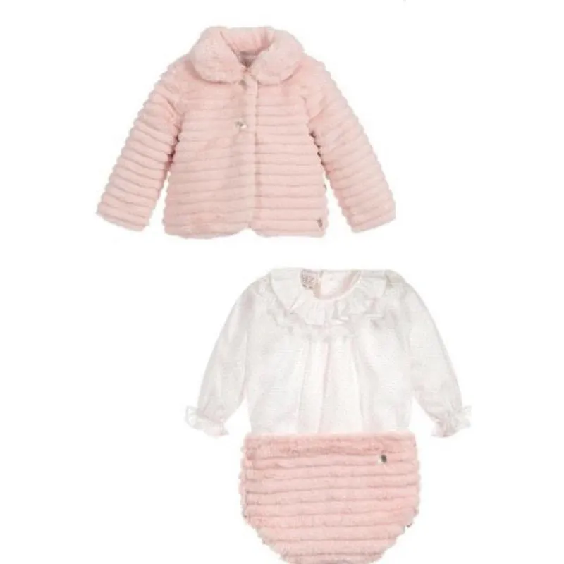 Baby Girls Pink 3 Piece Set