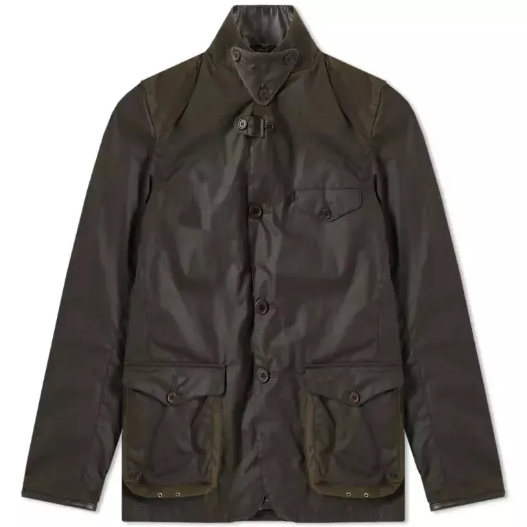 Barbour Beacon as worn in Skyfall James Bond Wax Sports Jacket - Olive MWX0007OL71