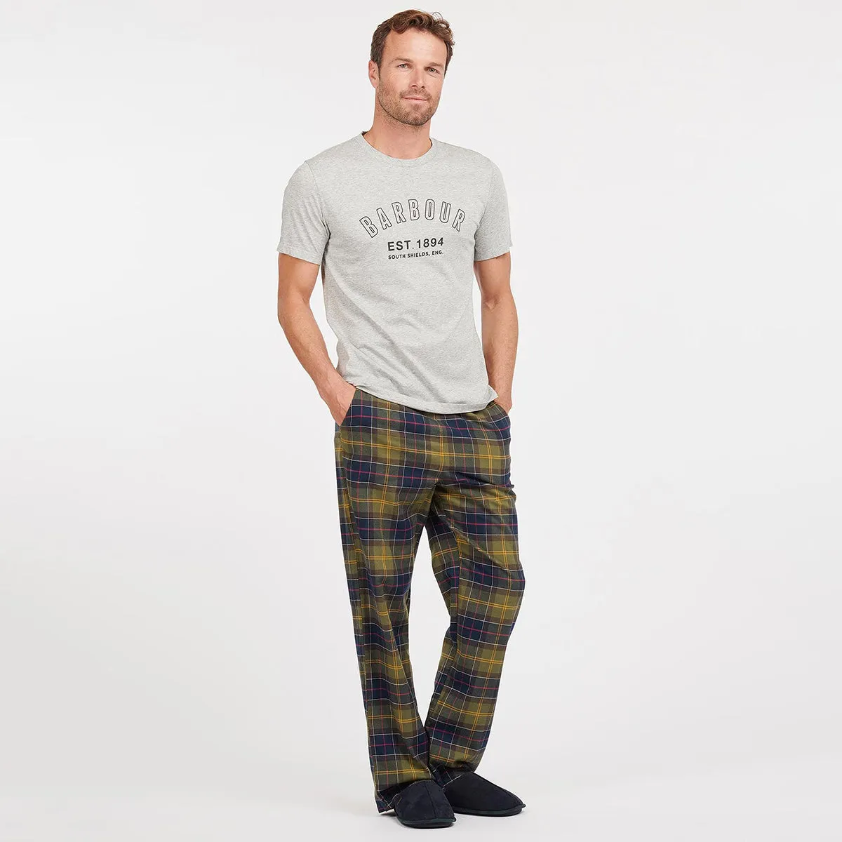 Barbour Men's Glenn Lounge Trousers in Classic Tartan