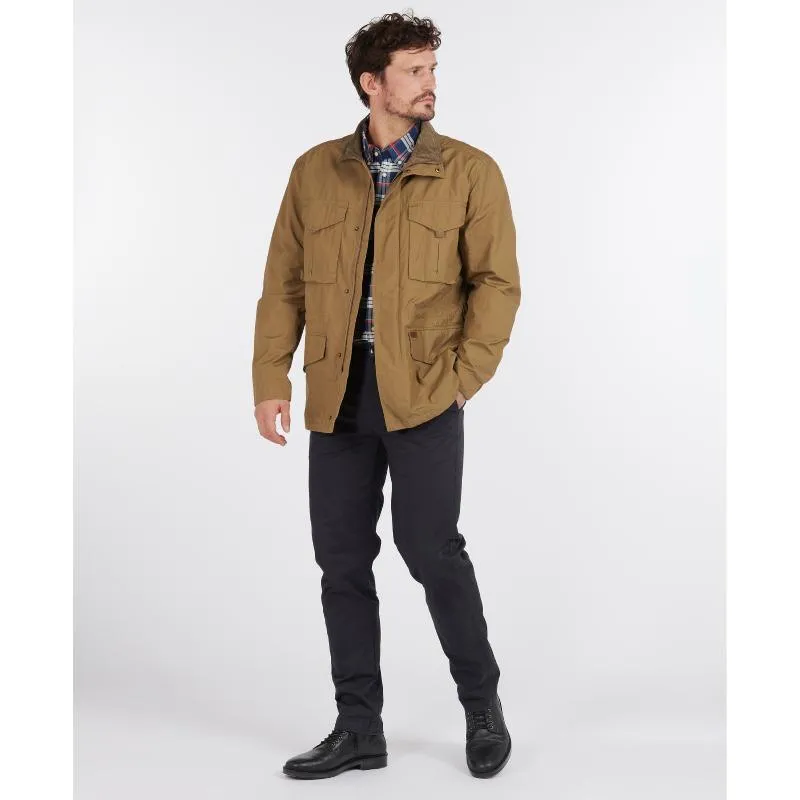 Barbour Peterkin Casual Mens Jacket - Stone