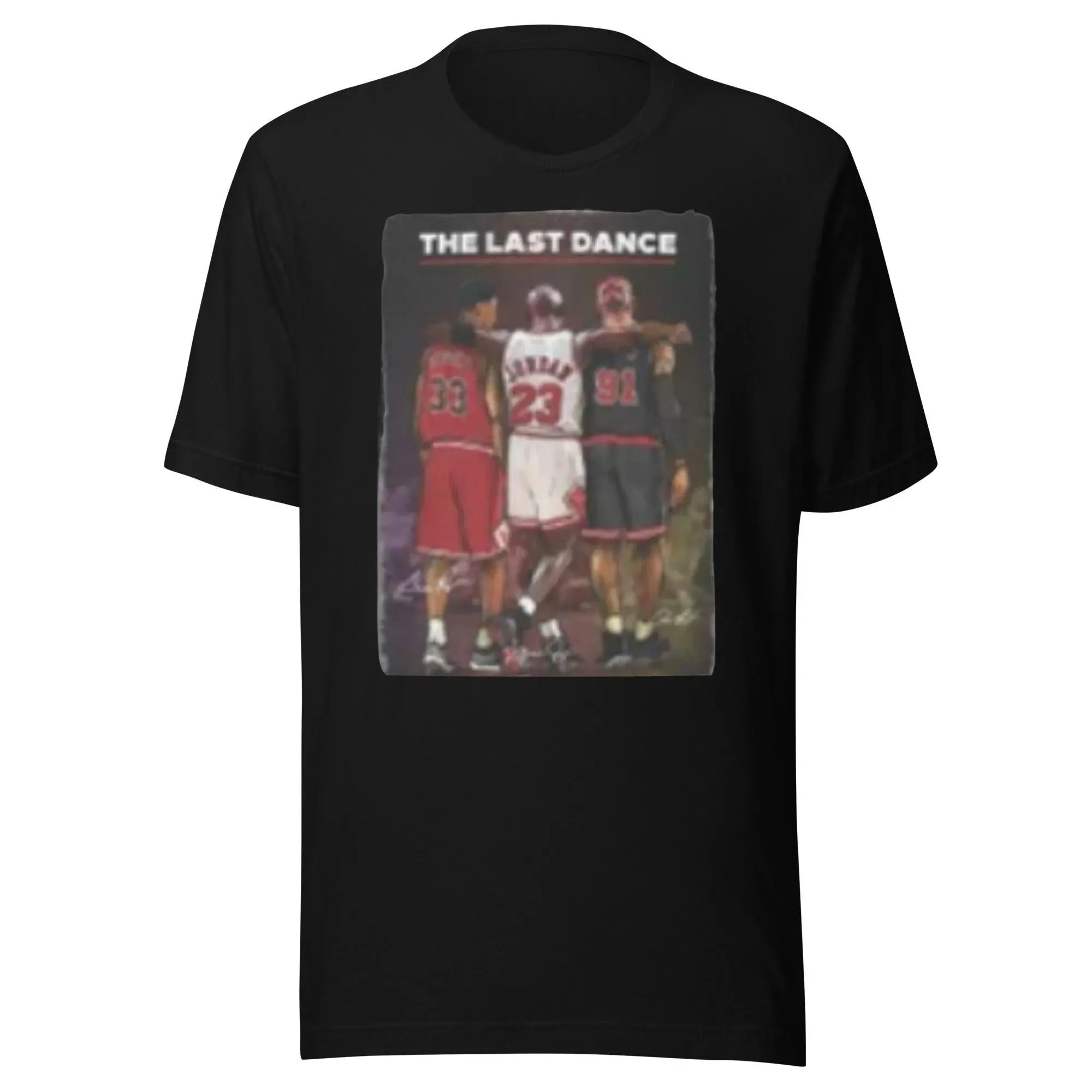 Basketball T-shirt The Last Dance Short Sleeve Cotton Unisex Crew Neck Top (Clearance)