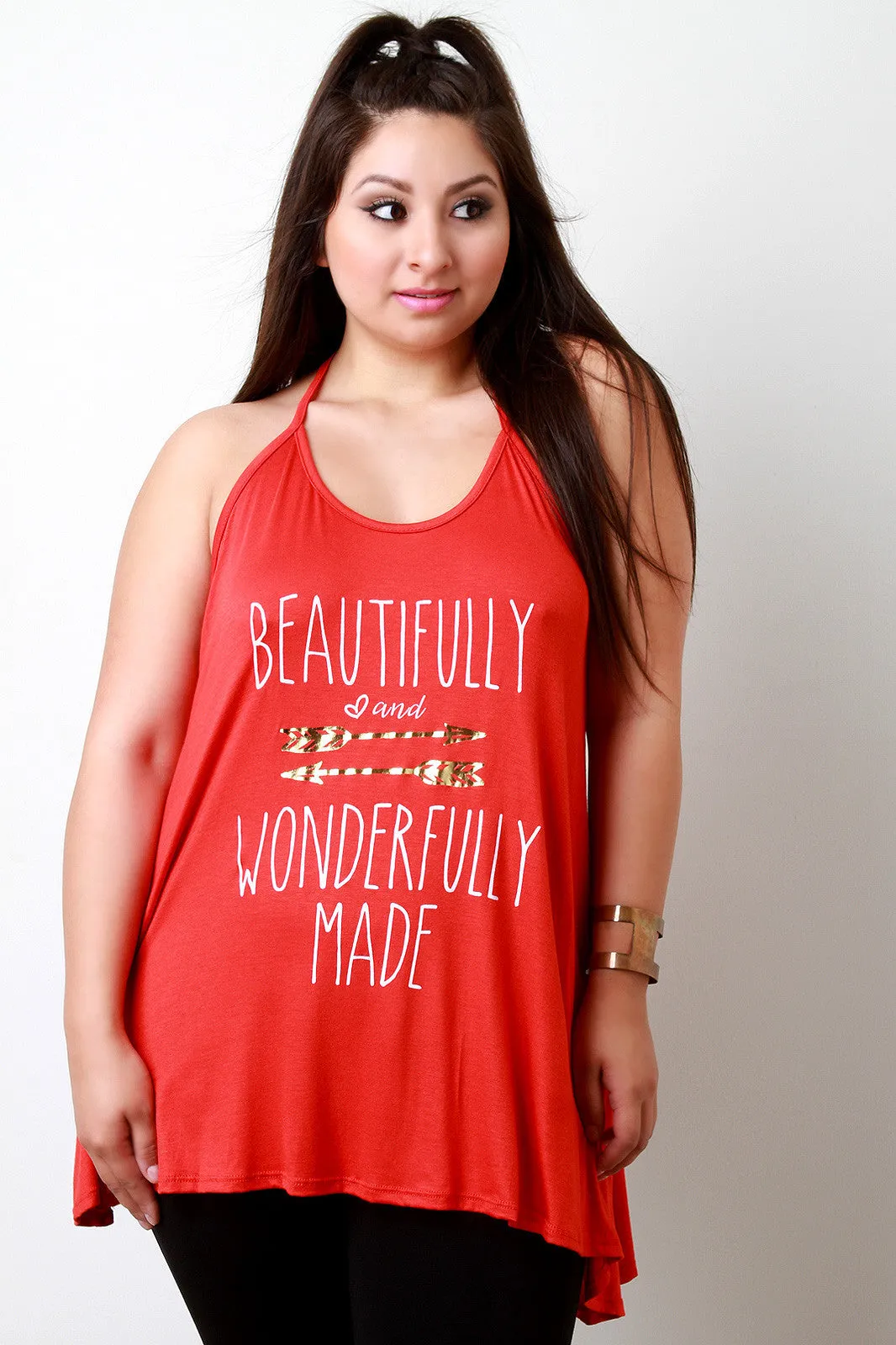 Beautifully and Wonderfully Made Graphic Tunic Top