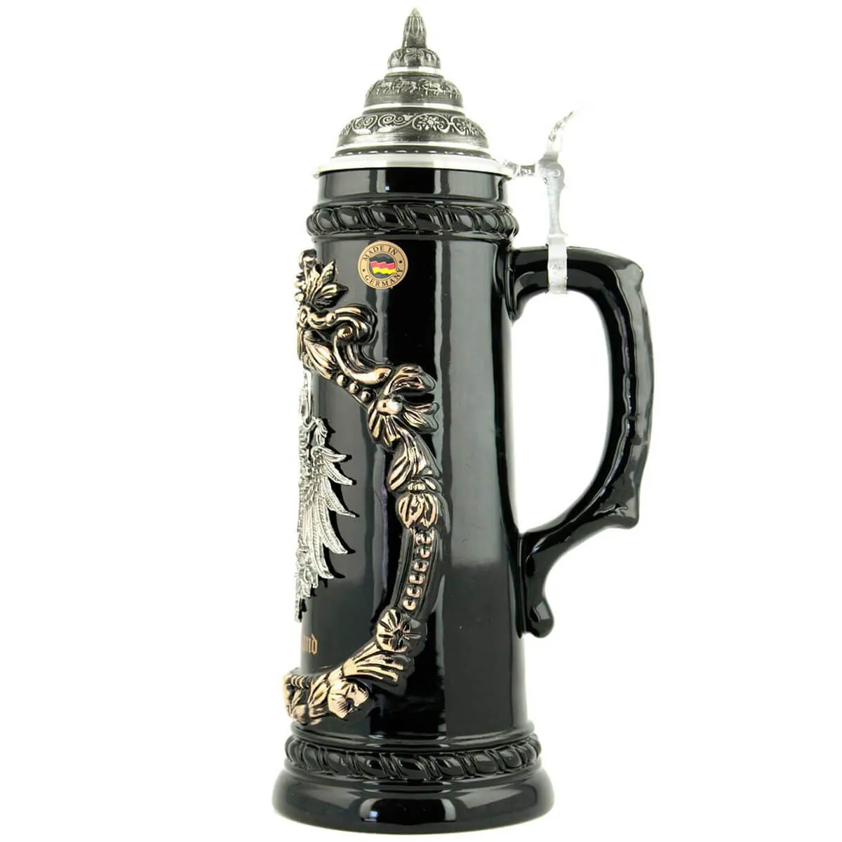 Beer Stein Black Baroque Germany 1L