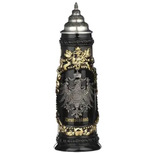 Beer Stein Black Baroque Germany 1L