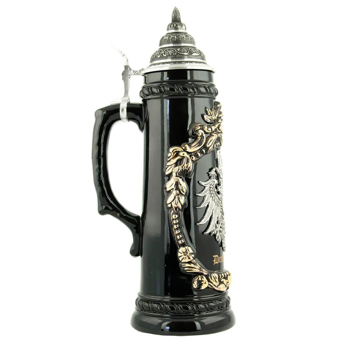 Beer Stein Black Baroque Germany 1L