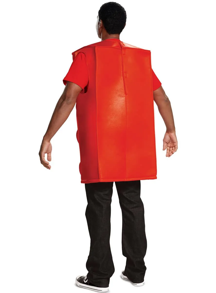 Big Red Lego Brick Unisex Adults Costume