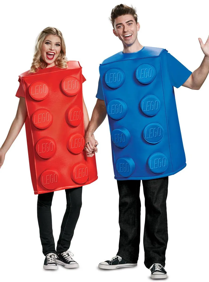 Big Red Lego Brick Unisex Adults Costume