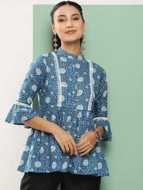 Blue Printed Tunic