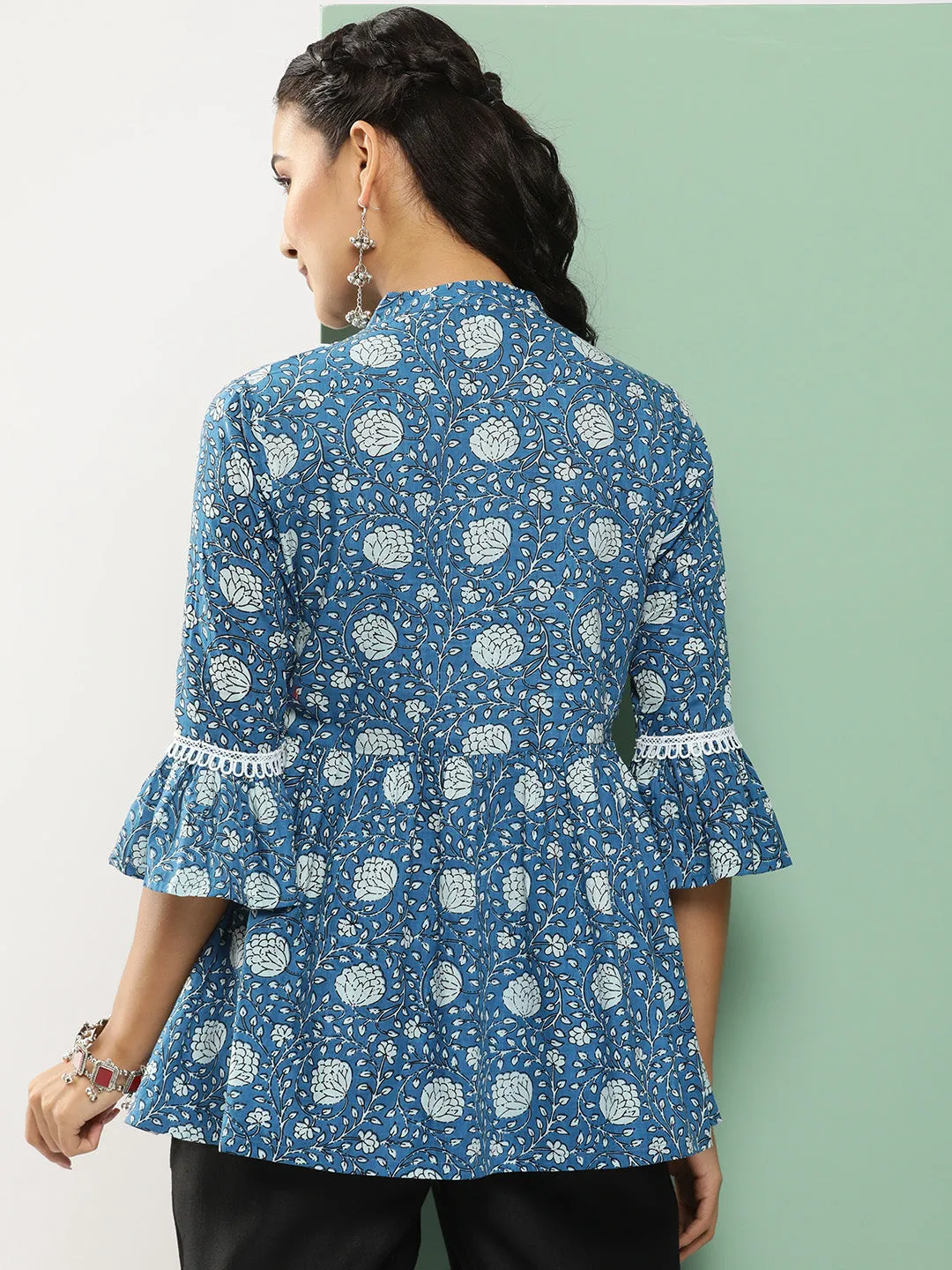 Blue Printed Tunic