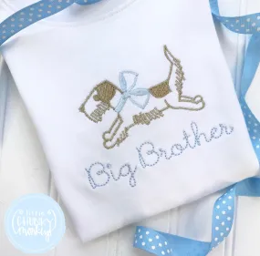 Boy Shirt - Big Brother Shirt with Dog