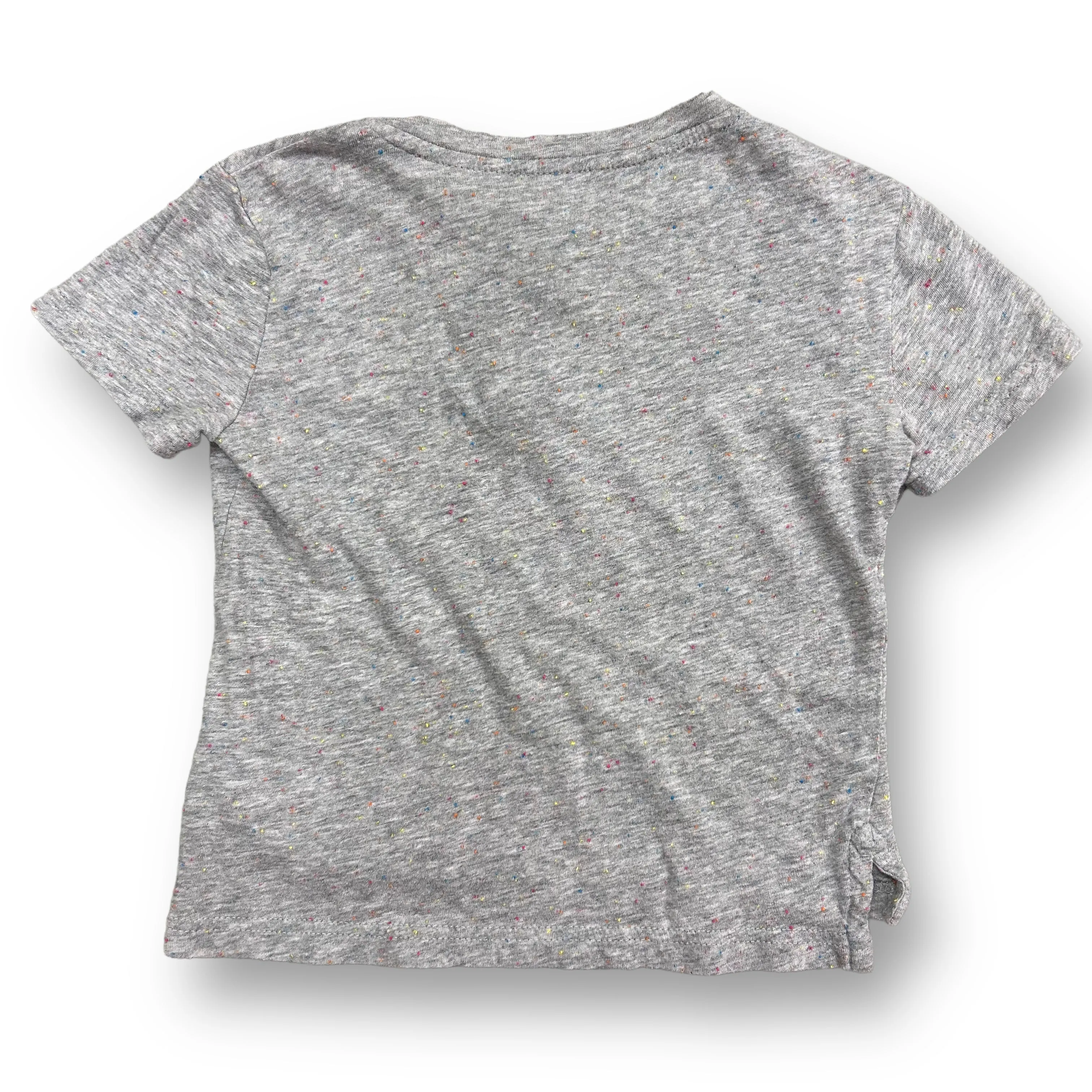 Boys Gap Size 2 Gray Short Sleeve Henley Tee