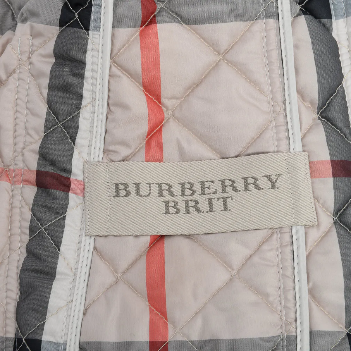 Burberry Brit Stone Nylon Quilted Jacket S