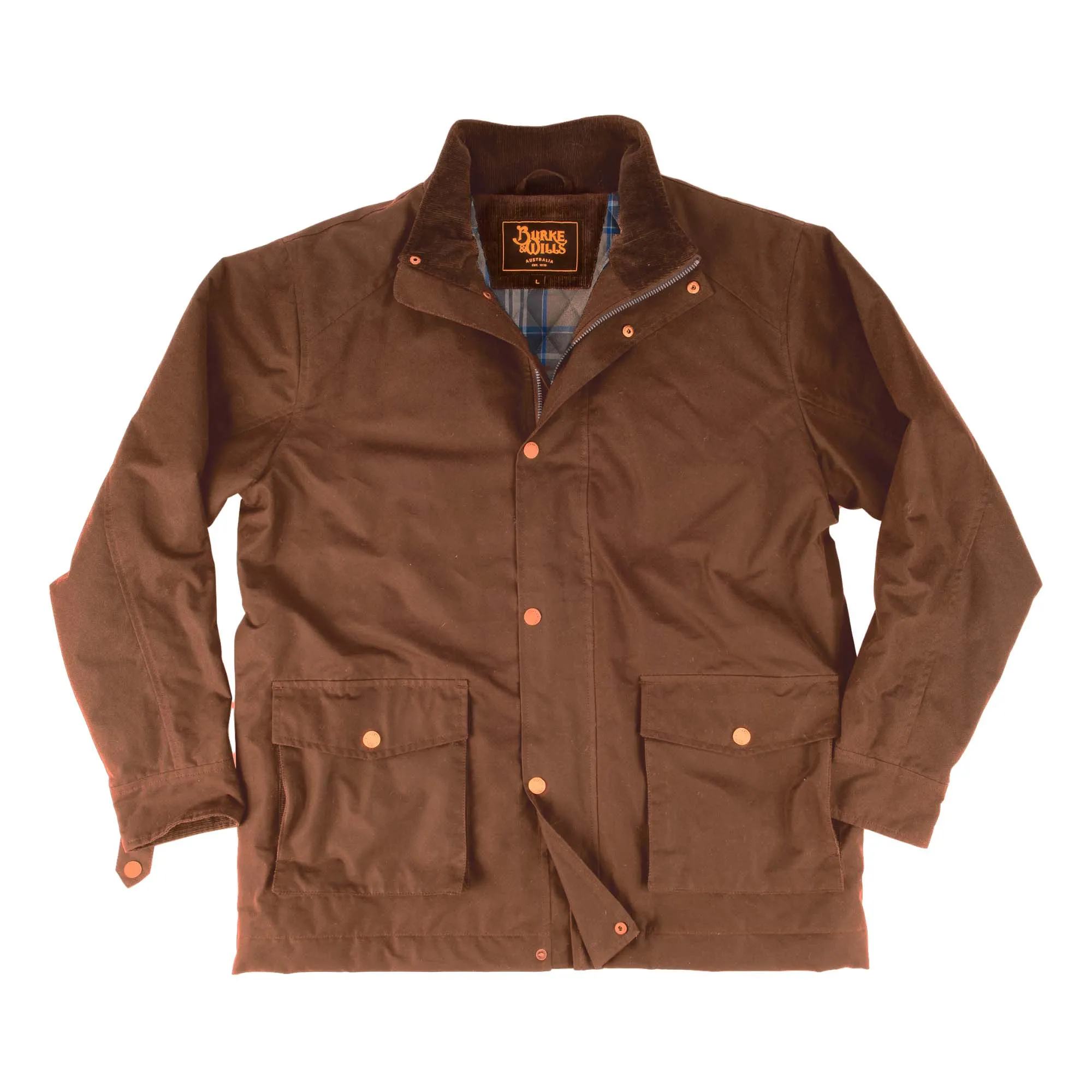 Burke & Wills Men's River Jacket I Dark Camel