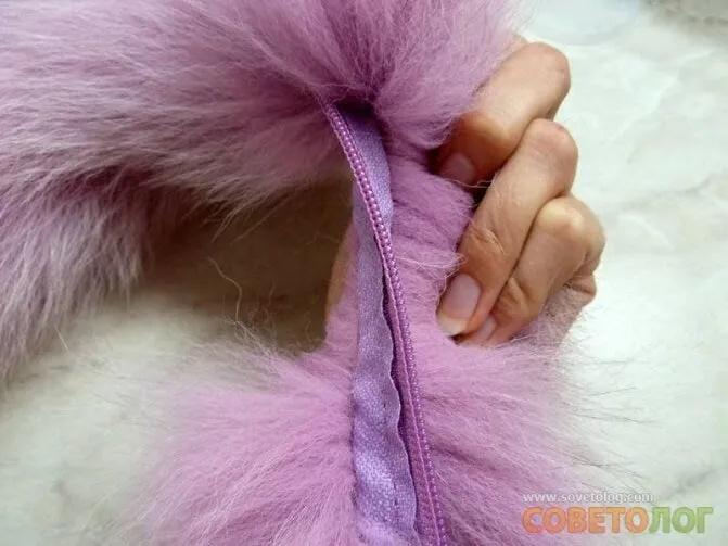 BY ORDER, Real Fox Fur (Tail) Trim Hood, Fur collar trim, Fox Fur Collar, Fur Scarf, Fur Ruff, Fur Hood, Fur stripe, Coat Trim, Yellow