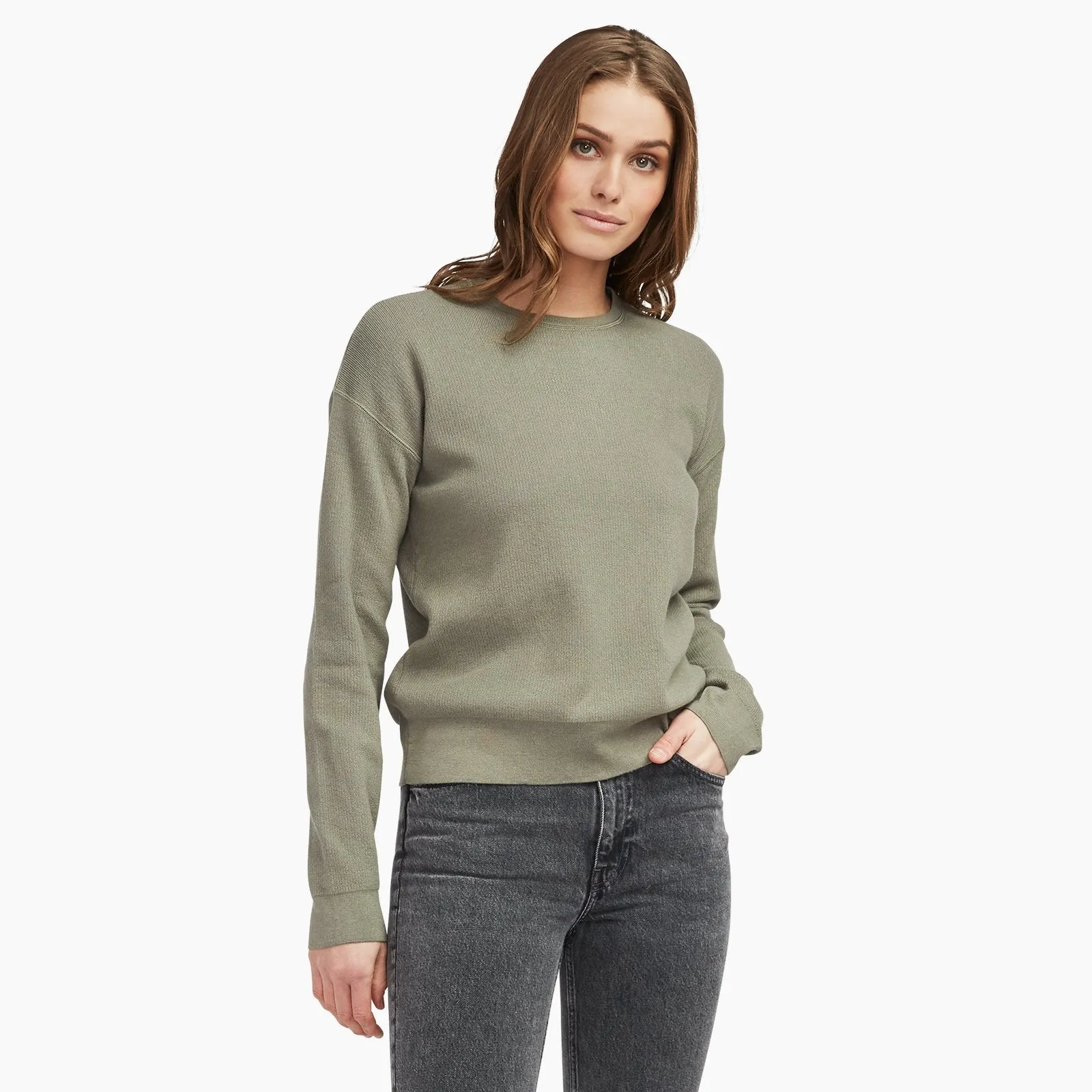 Café Cotton Cashmere Sweatshirt