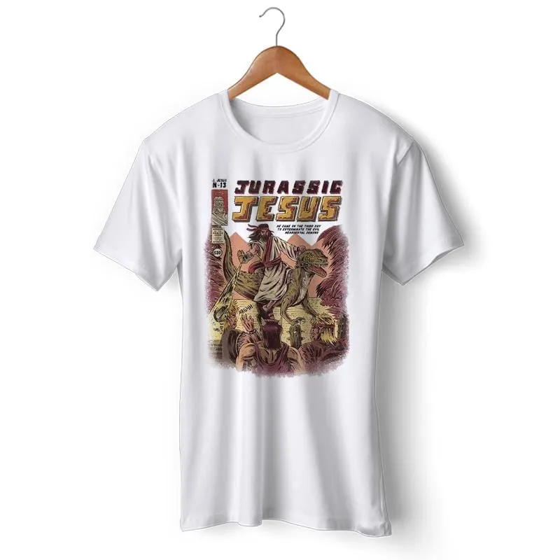 Christian T-Shirt <br> Jurassic Jesus Shirt