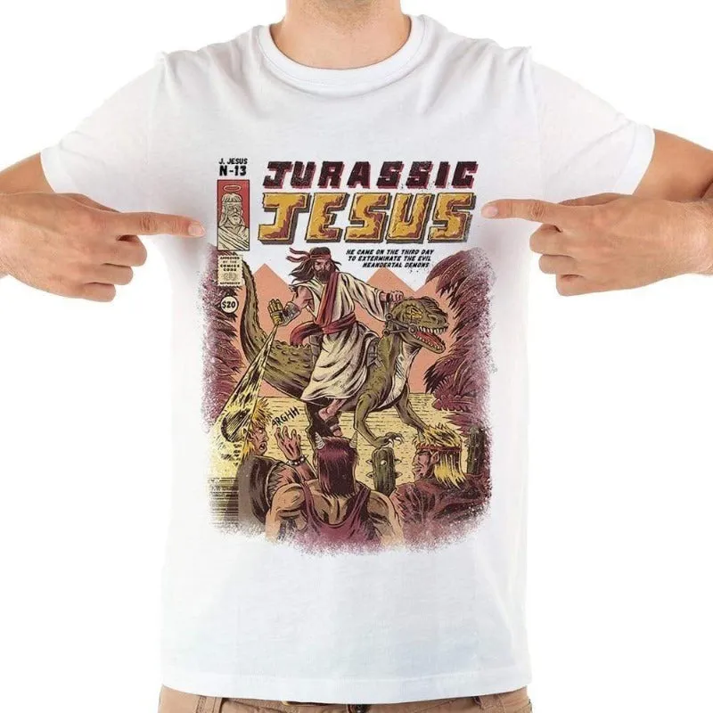 Christian T-Shirt <br> Jurassic Jesus Shirt