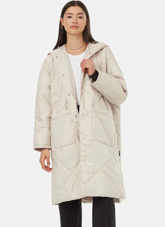 Cloud Shell Quilted Hooded Jac