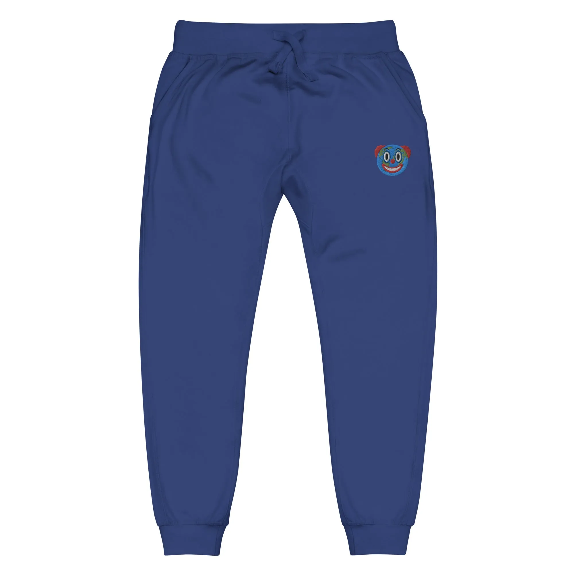 Clown World Embroidered Fleece Sweatpants