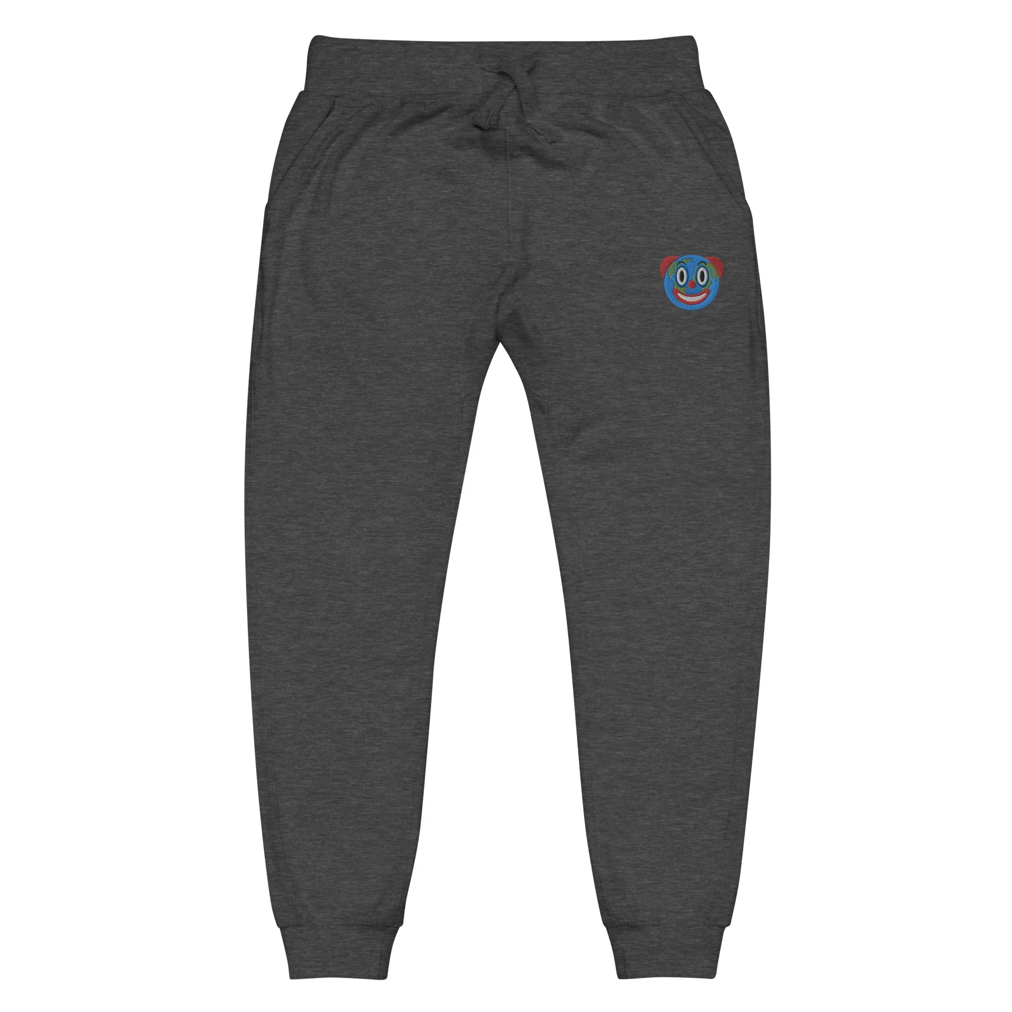 Clown World Embroidered Fleece Sweatpants