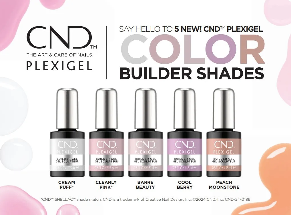 CND Plexigel Color Builder Cool Berry .5 oz.