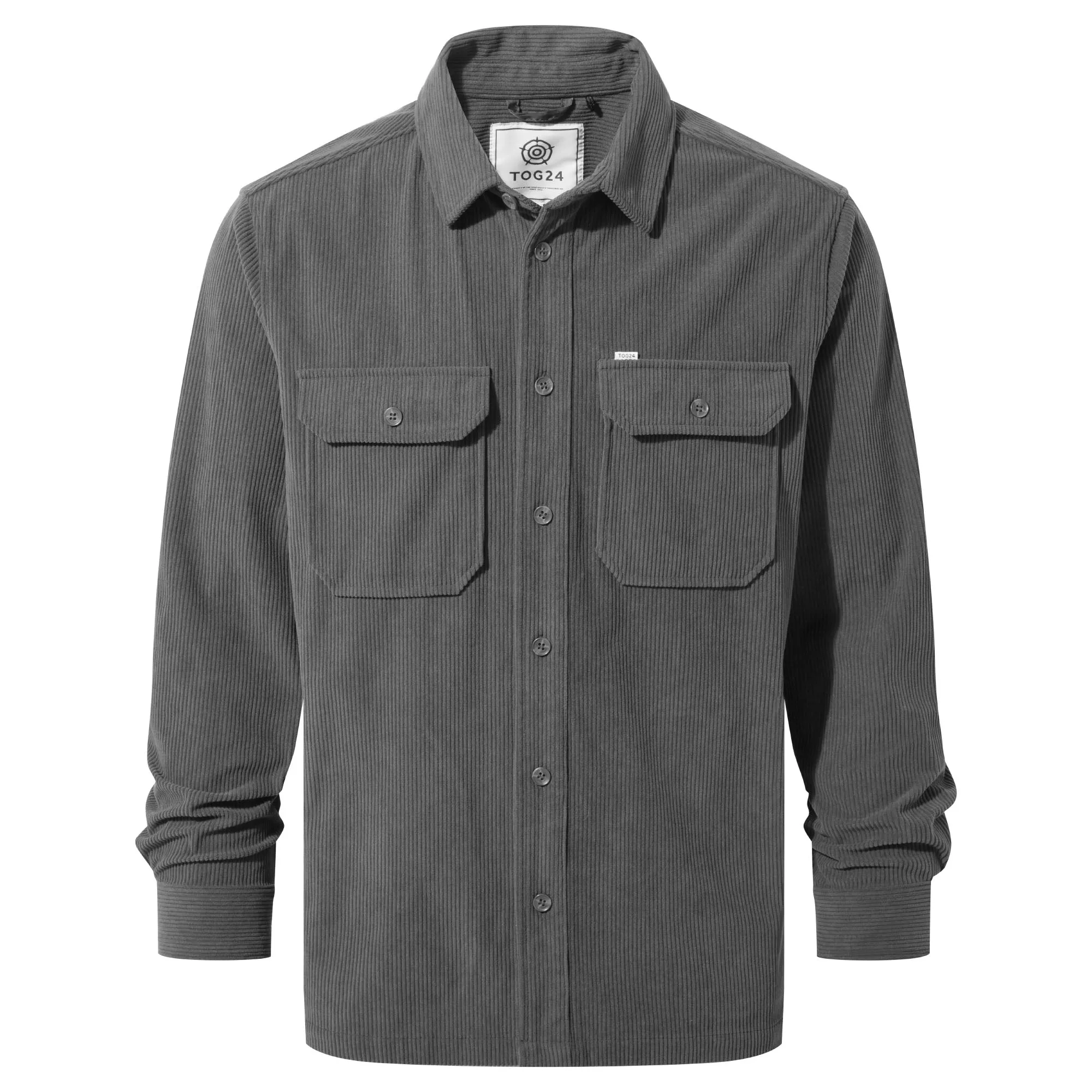 Dante Mens Shacket - Soot Grey