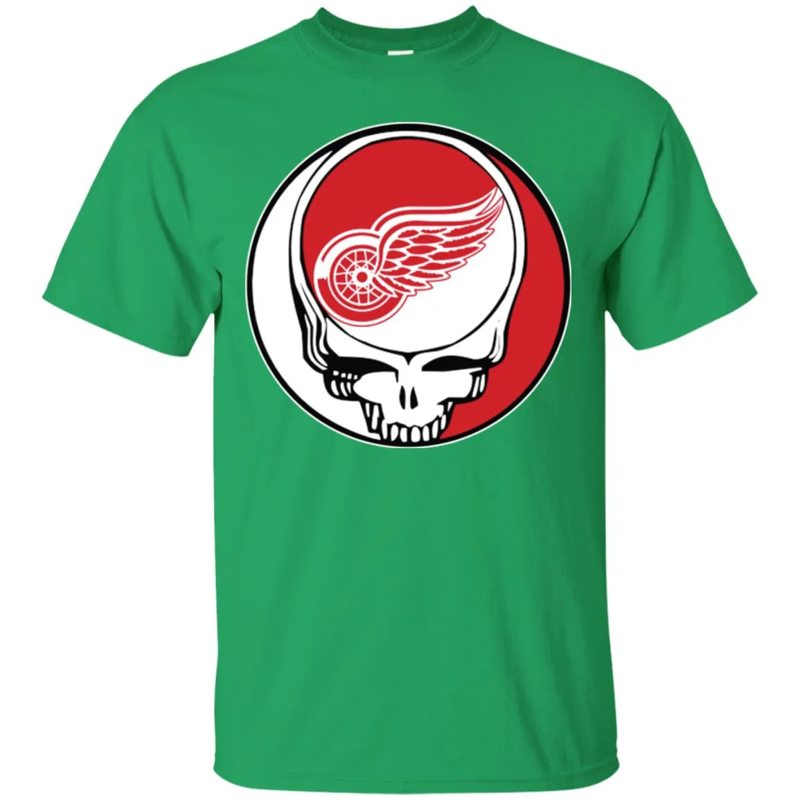 Detroit Red Wings Grateful Dead Steal Your Face Hockey Nhl Shirts