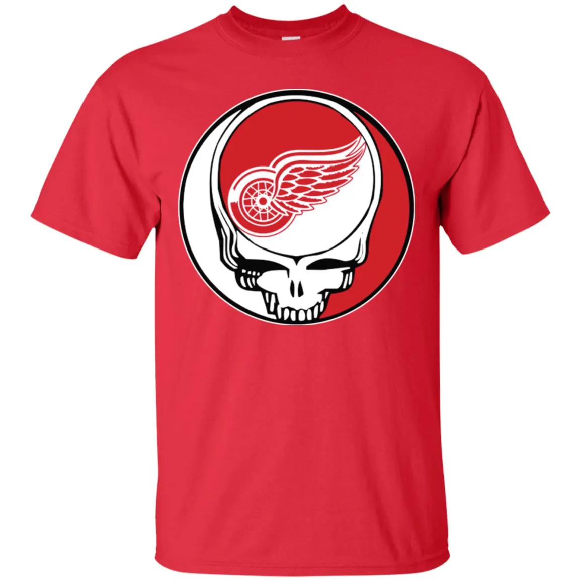 Detroit Red Wings Grateful Dead Steal Your Face Hockey Nhl Shirts