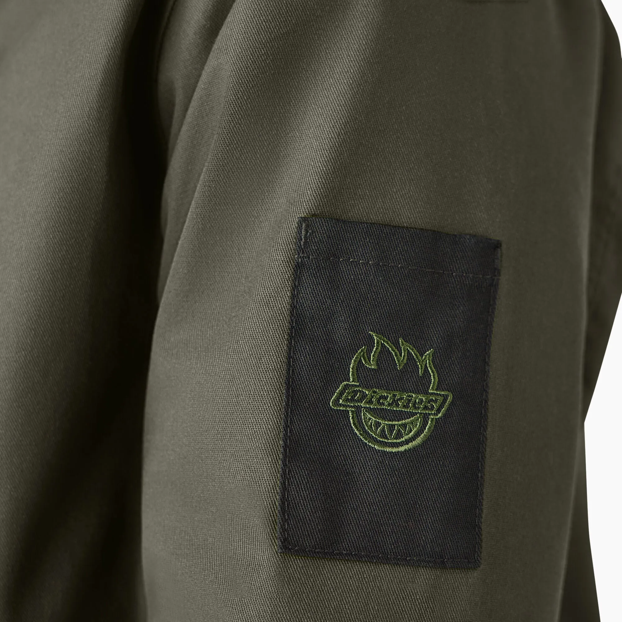 Dickies X Spitfire Twill Jacket - Olive Green