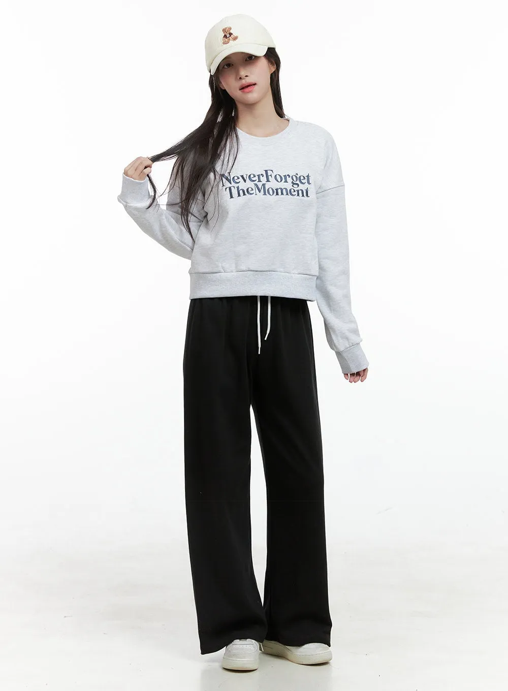 Embroidered Cotton Sweatpants OG409