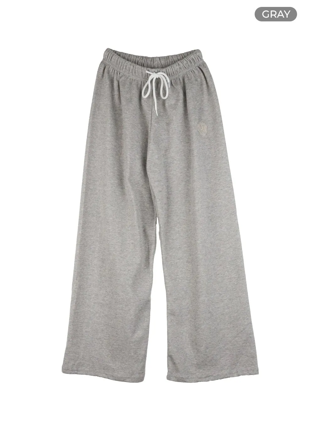 Embroidered Cotton Sweatpants OG409