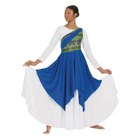 Eurotard Adult Joyful Praise Asymmetrical Tunic