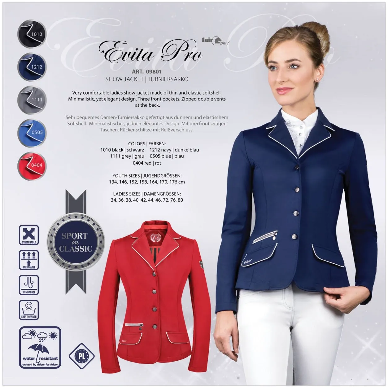 Fair Play Evita Pro Show Jacket - Women's