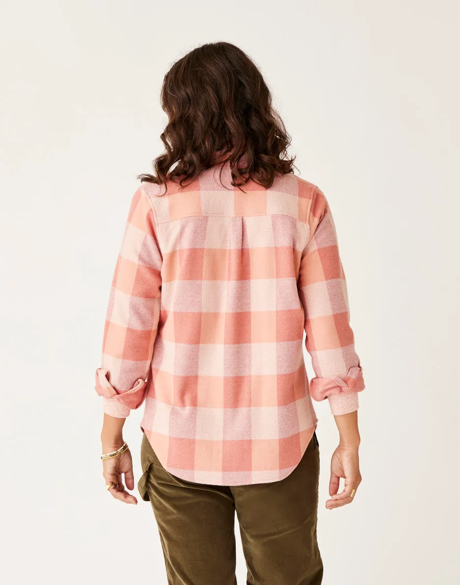 Fairbanks Supersoft Shirt: Lt. Henna Check