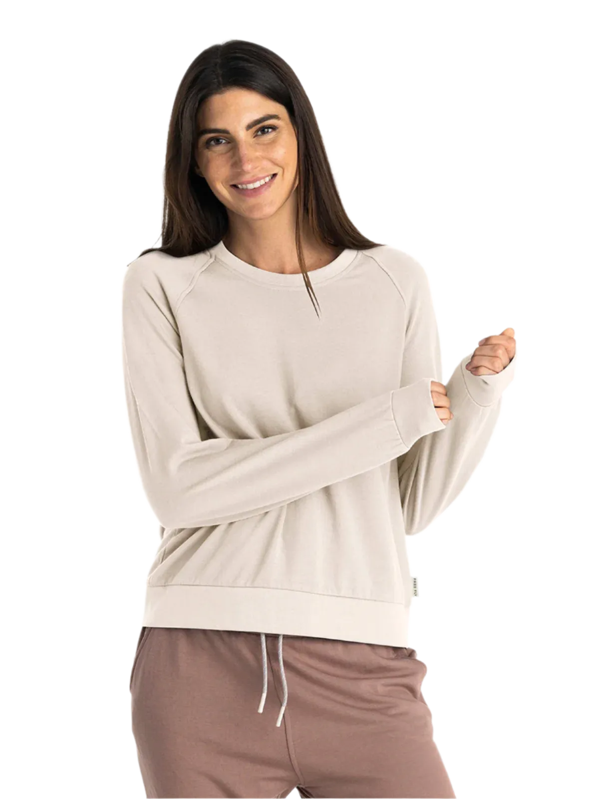 Free Fly - Women's Bamboo Lightweight Fleece Crew