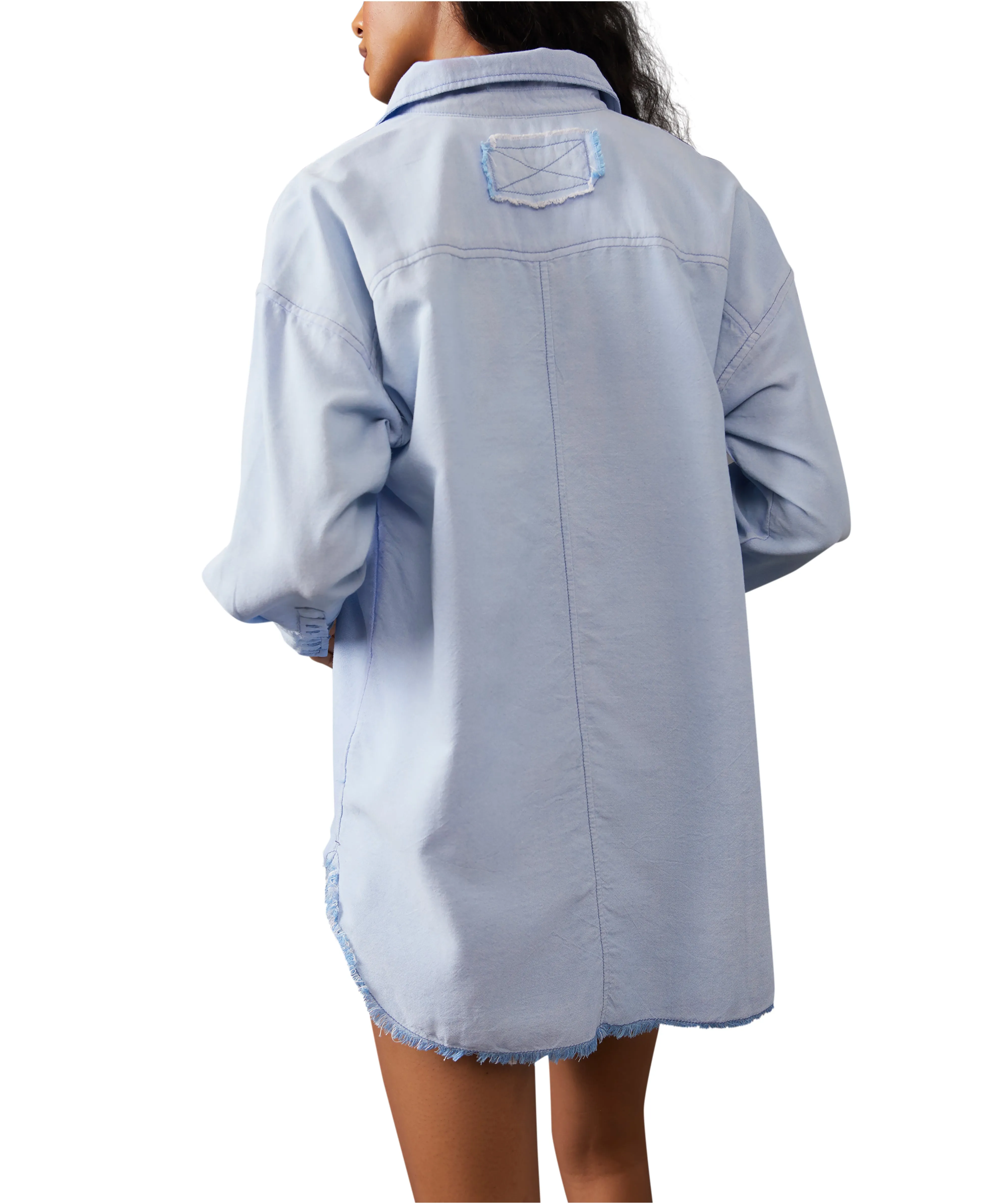 Free People Smock Oxford Shirt