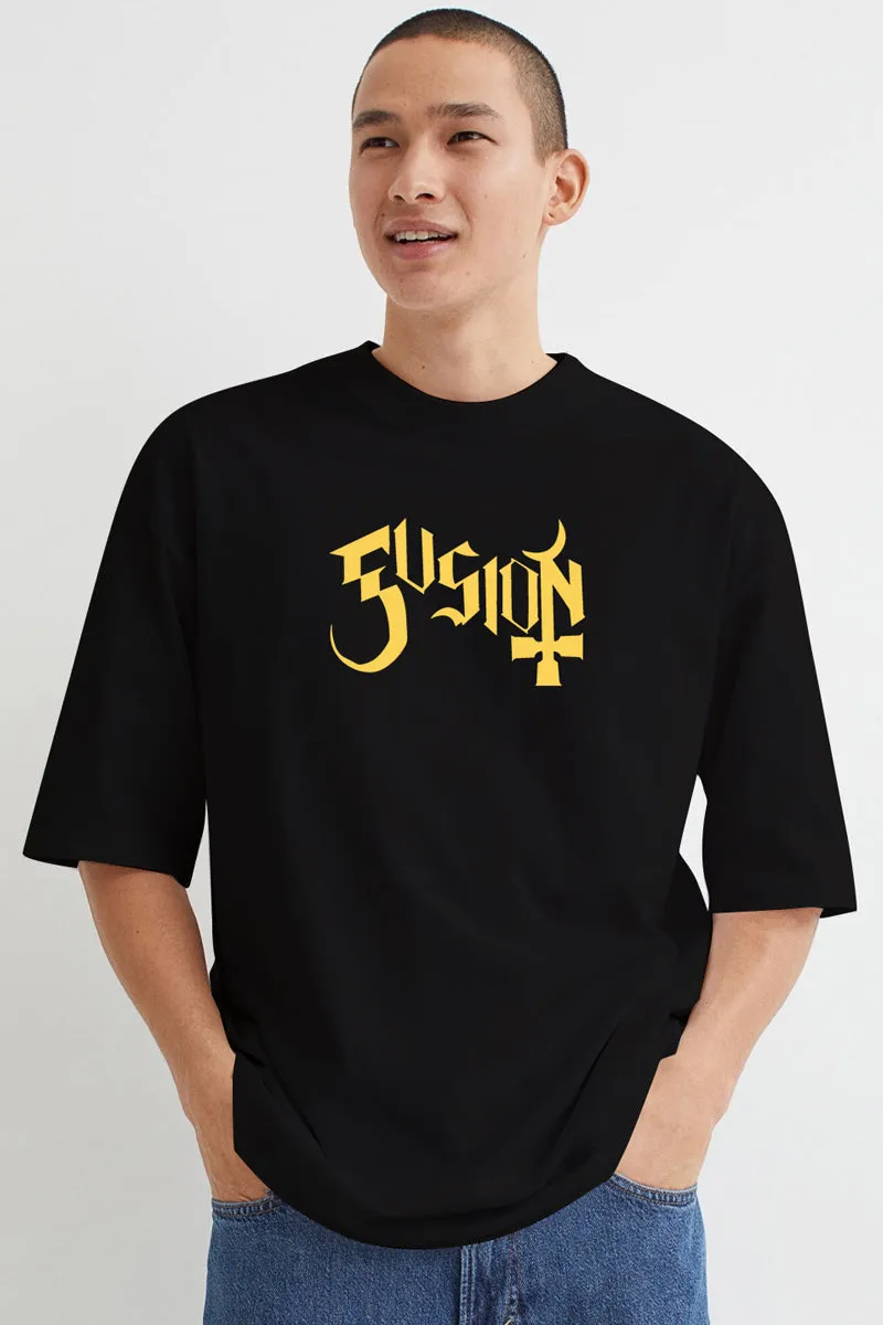 Fusion Printed Oversize T-Shirt